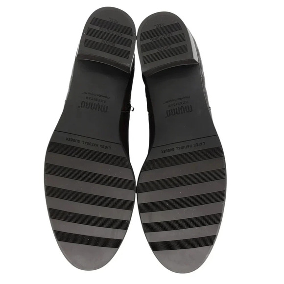 Munro Ankle Boots Bootie Jolynn Quilted Stack Block Heel - Picture 10 of 12